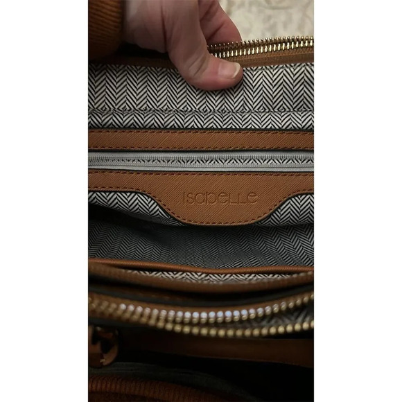 Isabelle Tan Shoulder Bag Women's Medium Casual Handbag Elegant Design - Picture 4 of 8